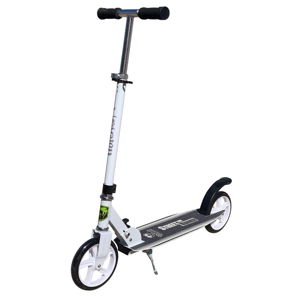 Street Runner Mk2 200mm Big Wheel Scooter (White), 9325132079832