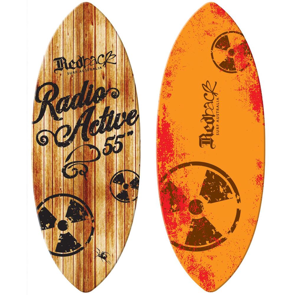 Redback Radioactive Clasic Fibreglass Skimboard 55 Inch Buy online