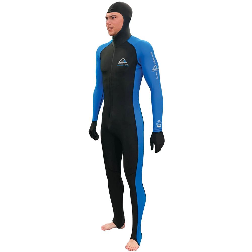 Hooded Lycra Suit (Black/Blue), 9325132081316