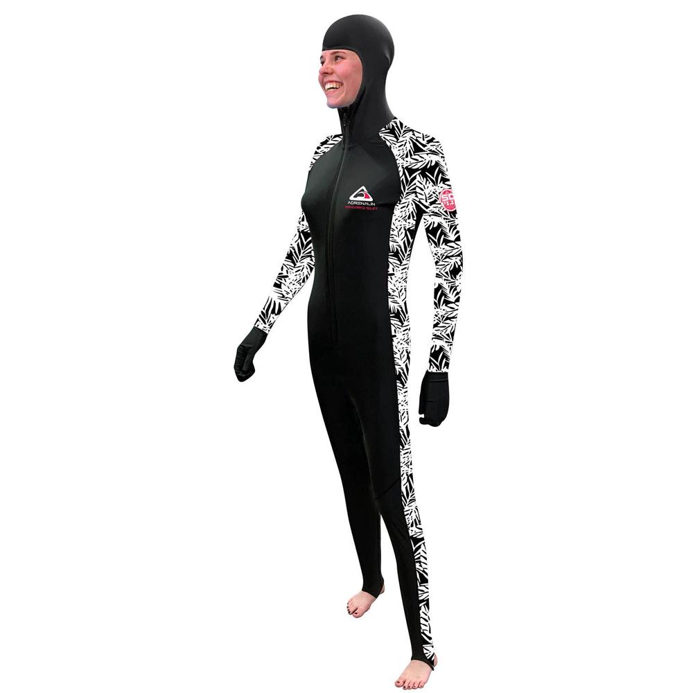 Hooded Lycra Suit (B&W Print), 9325132081415