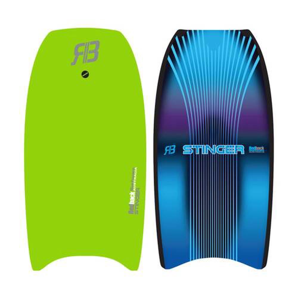 Redback Stinger 360 Degrees Surf Bodyboard (Lime) - 42 Inches, 9325132083341