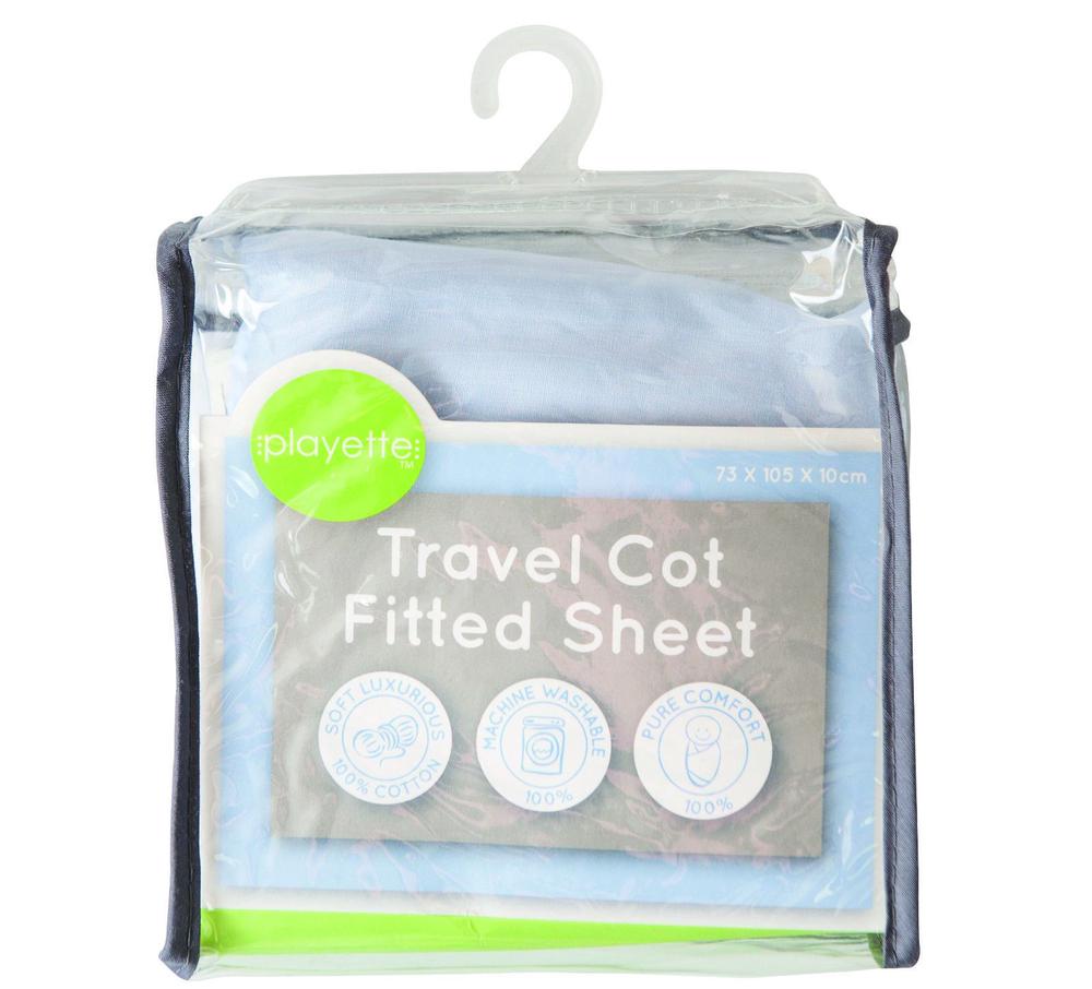 travel cot fitted sheet