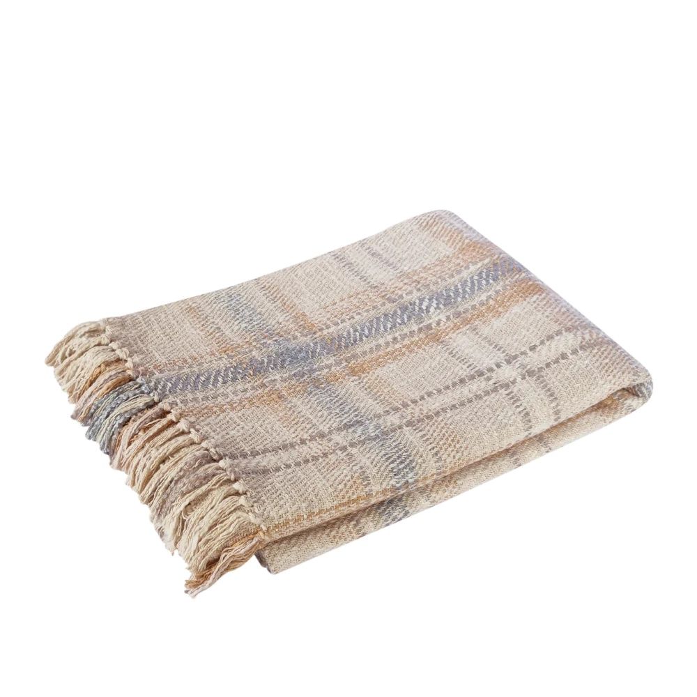 J.Elliot Rhiannon Throw (Grey Beige Multi) - 130x160cm by J.Elliot - ISBN: 9326007018499