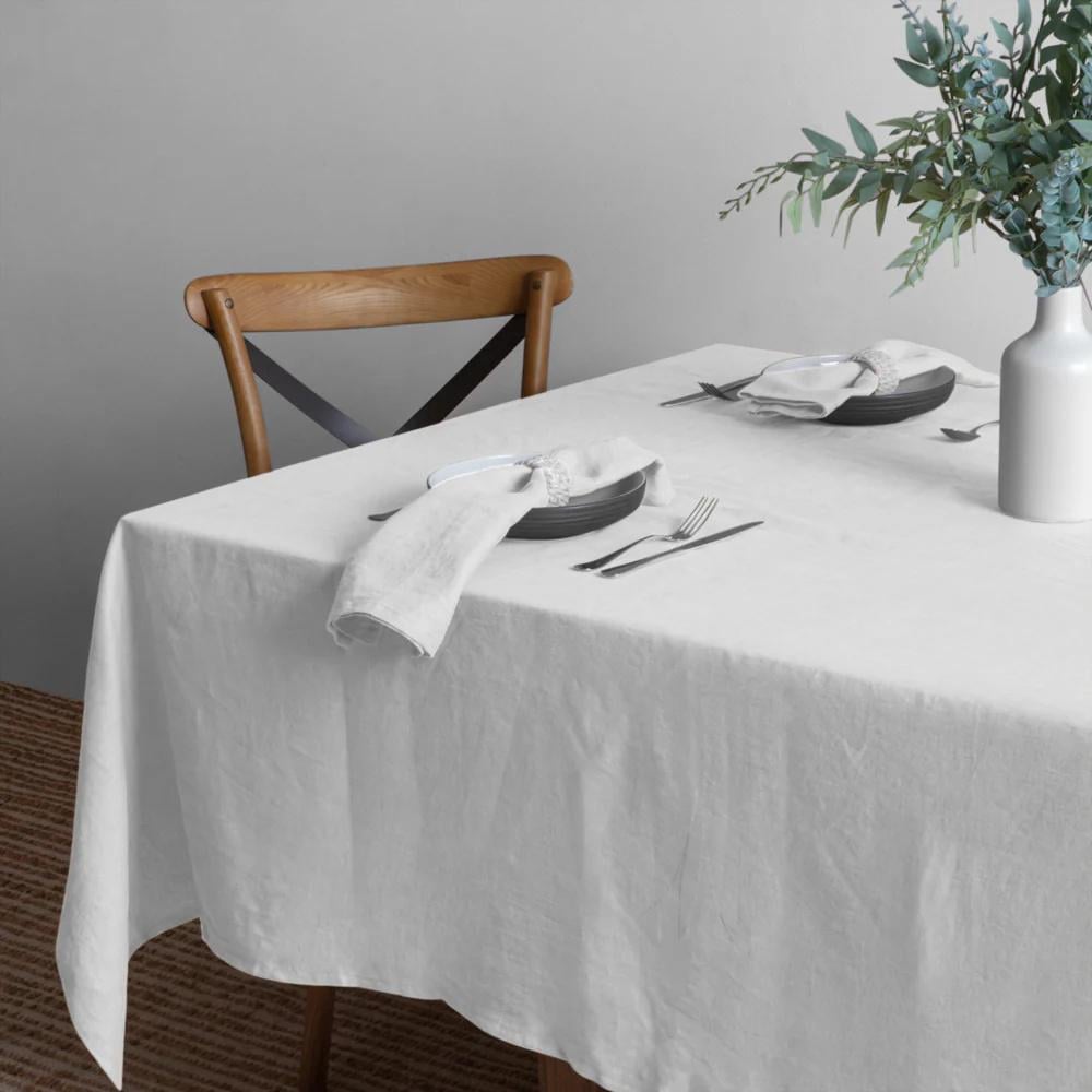 J.Ellliot Linen Collection Tablecloth (White) - 150x270cm by J.Ellliot - ISBN: 9326007019861