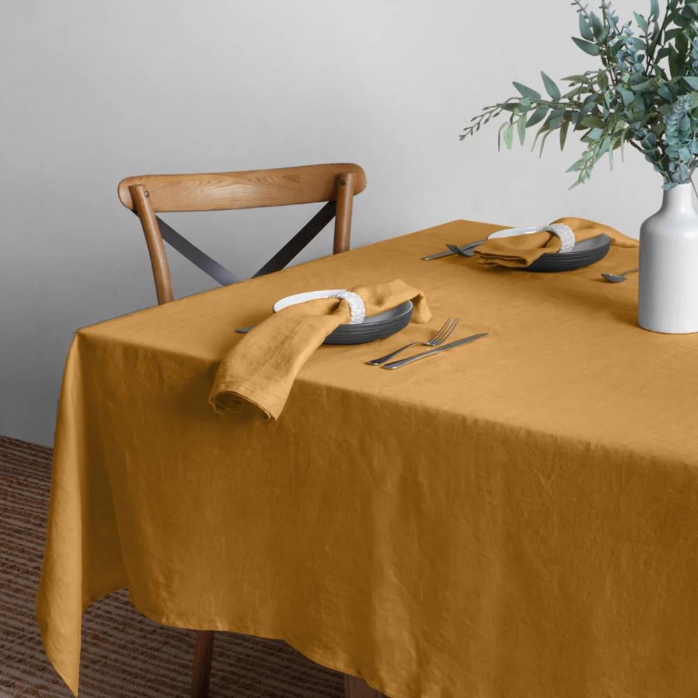 J.Ellliot Linen Collection Tablecloth (Honey) - 150x270cm by J.Ellliot - ISBN: 9326007019915