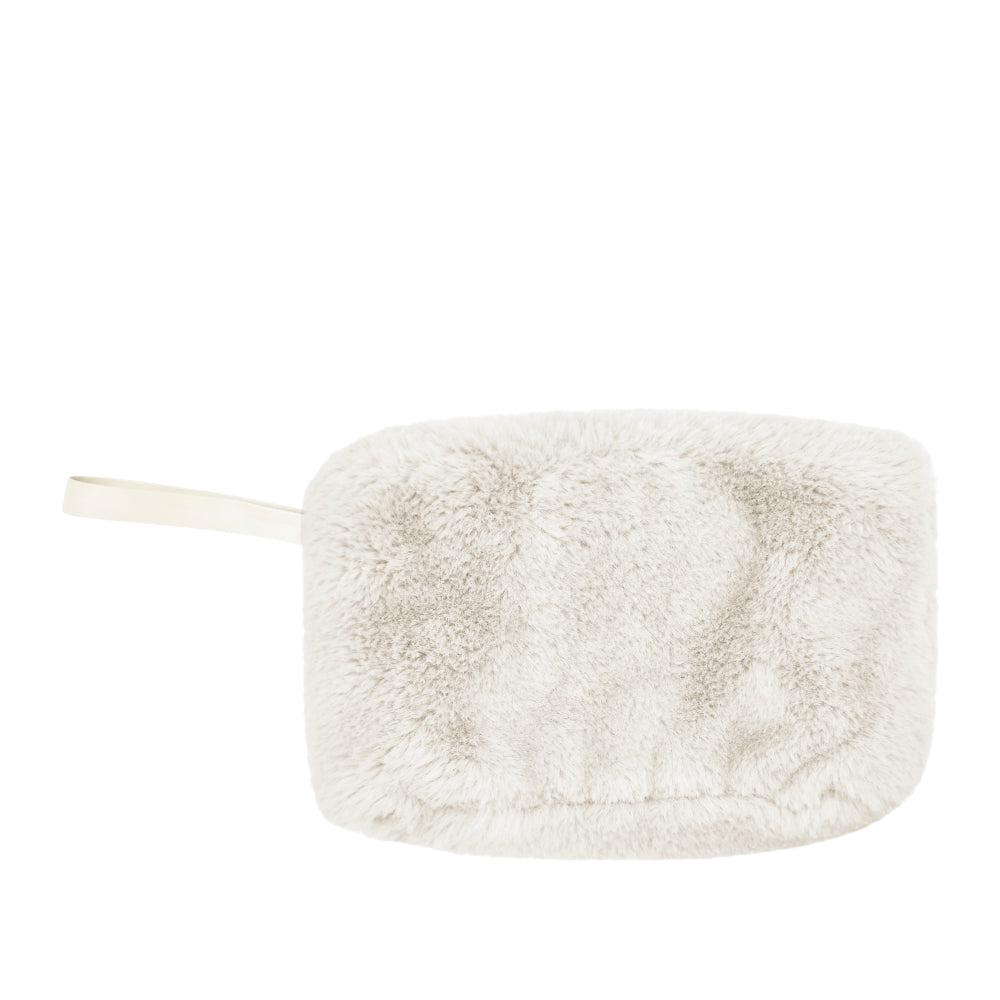 J.Elliot Home Layla Faux Fur Cosmetic Bag (Ivory) - 24x14.5cm by J.Elliot Home - ISBN: 9326007022441