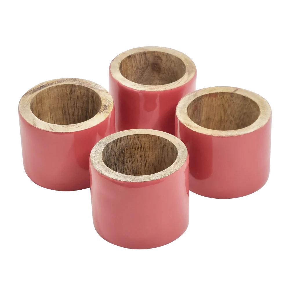 J.Elliot Kevin Napkin Rings, 4 Pack (Bubblegum) - 3.8x5cm by J.Elliot - ISBN: 9326007027569