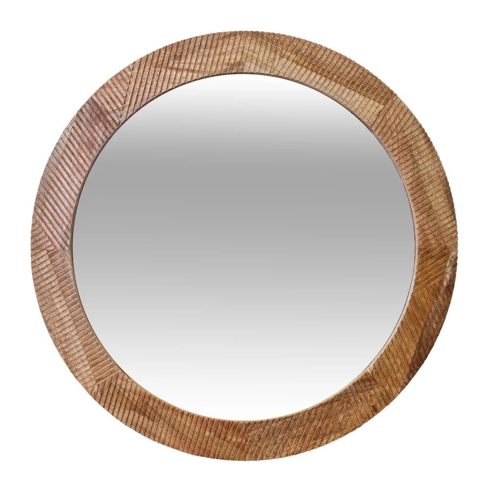 J.Elliot Claire Mirror Round (Natural) - 80cm by J.Elliot - ISBN: 9326007028542
