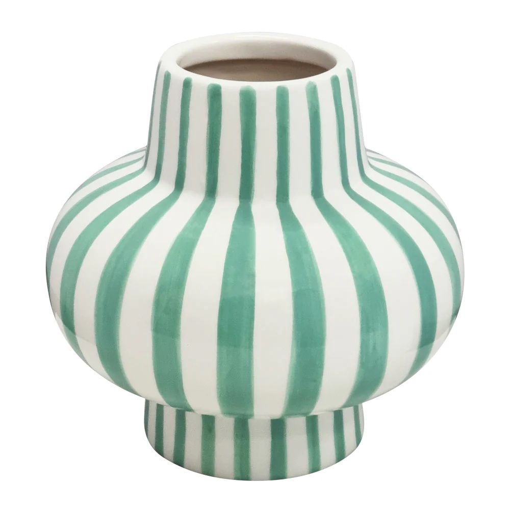 J.Elliot Jaimie Stripe Vase (Peppermint) - 16.5x16.5x16cm by J.Elliot - ISBN: 9326007029839