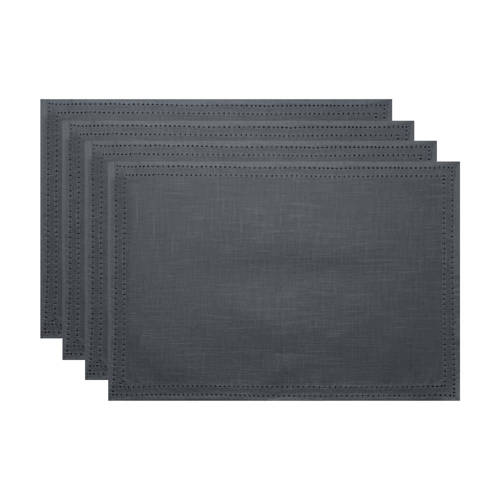 J.Elliot Simon Placemat, Set of 4 (Charcoal) - 33x48x0.2cm by J.Elliot - ISBN: 9326007034833