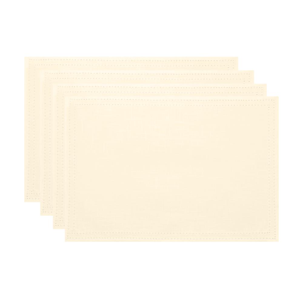 J.Elliot Simon Placemat, Set of 4 (Cream) - 33x48x0.2cm by J.Elliot - ISBN: 9326007034857