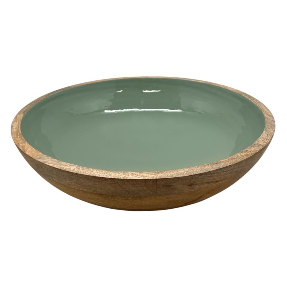 J.Elliot Corinne Salad Bowl (Green & Natural) - 40x40x10cm by J.Elliot - ISBN: 9326007035182