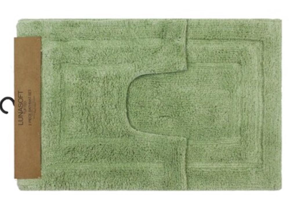 J.Elliot Lunasoft Tufted Bathset (Sage Green) - 50x50cm by J.Elliot - ISBN: 9326007037247