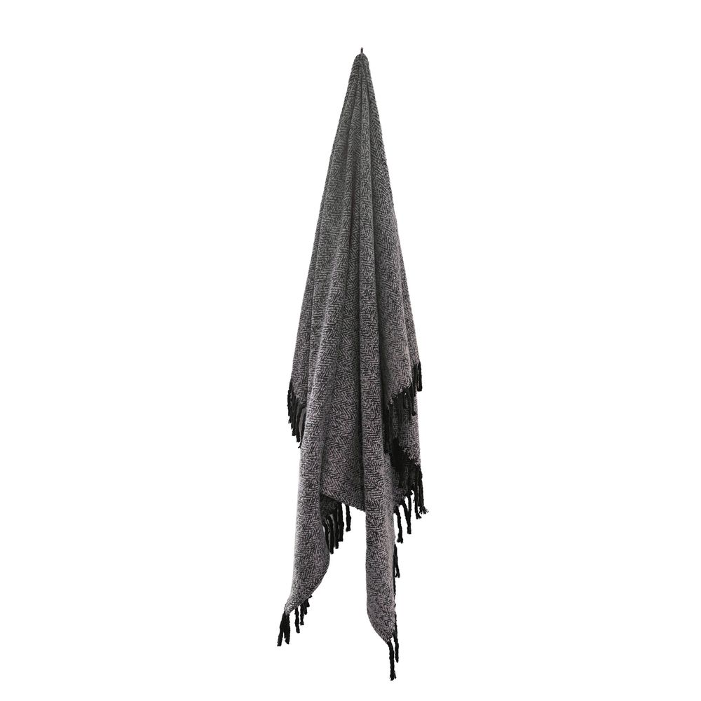 J. Elliot Alba Faux Mohair Throw (Grey Black) - 130x170cm by J. Elliot - ISBN: 9326007037803