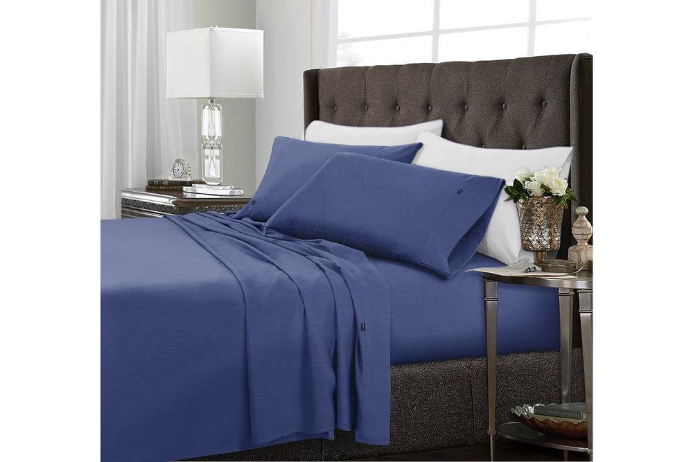 Ramesses Original 2000TC Antibectiral Bamboo Sheet Set (Royal Blue