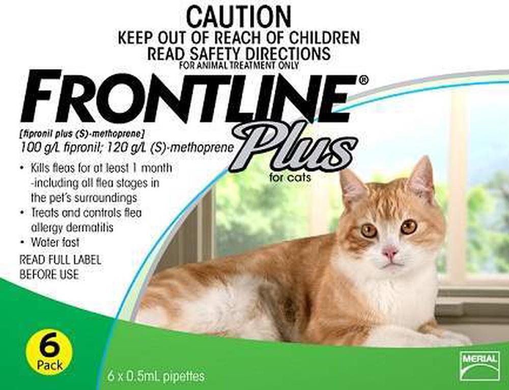 Plus Flea & Tick Protection for Cats, 6s, 9327073001736
