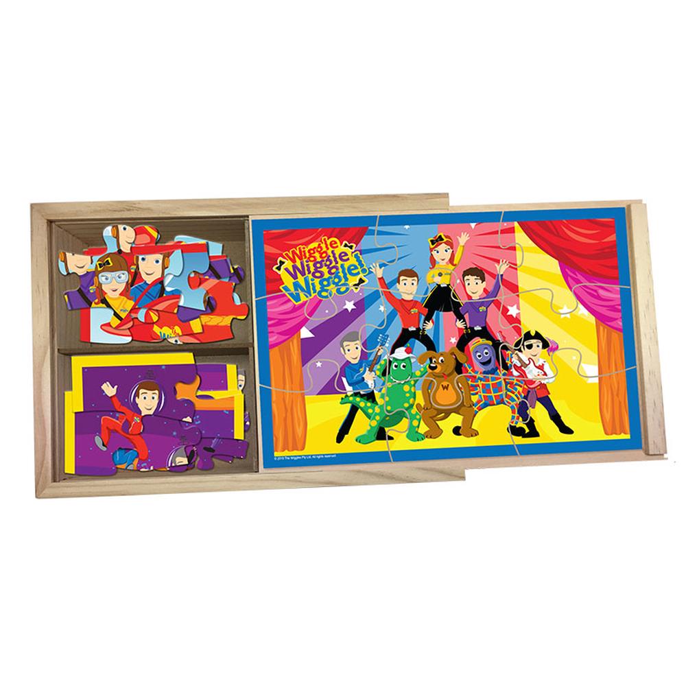 The Wiggles 4-in-1 Wooden Jigsaw Puzzle | Buy online at The Nile