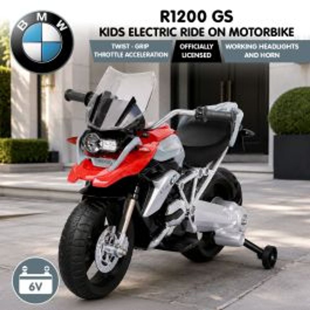Rollplay BMW R1200 GS 6V Electric Ride-On Motorcycle for Kids by Rollplay - ISBN: 9328936132055
