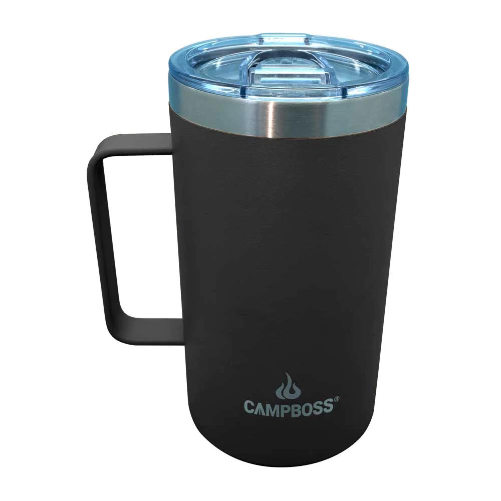 CampBoss Boss Drink Mug (Black) - 600mL, 9329879001316