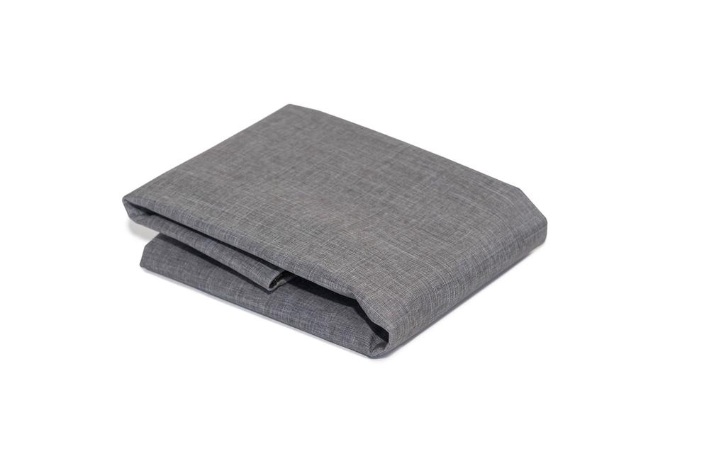 Twilled Canvas Raised Dog Bed Cover (Mid Grey), 9329988005939