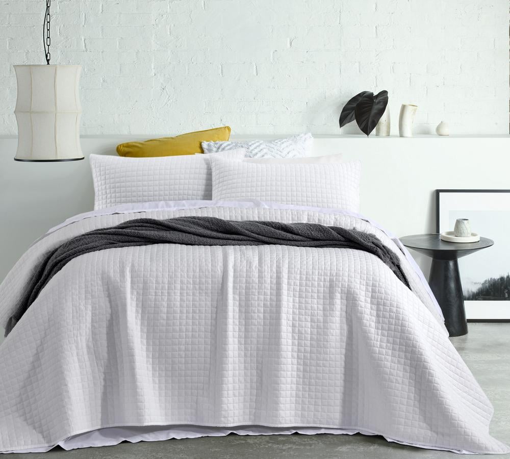 Accessorize Bedroom Collection Zane Coverlet Set (White) | Buy online ...