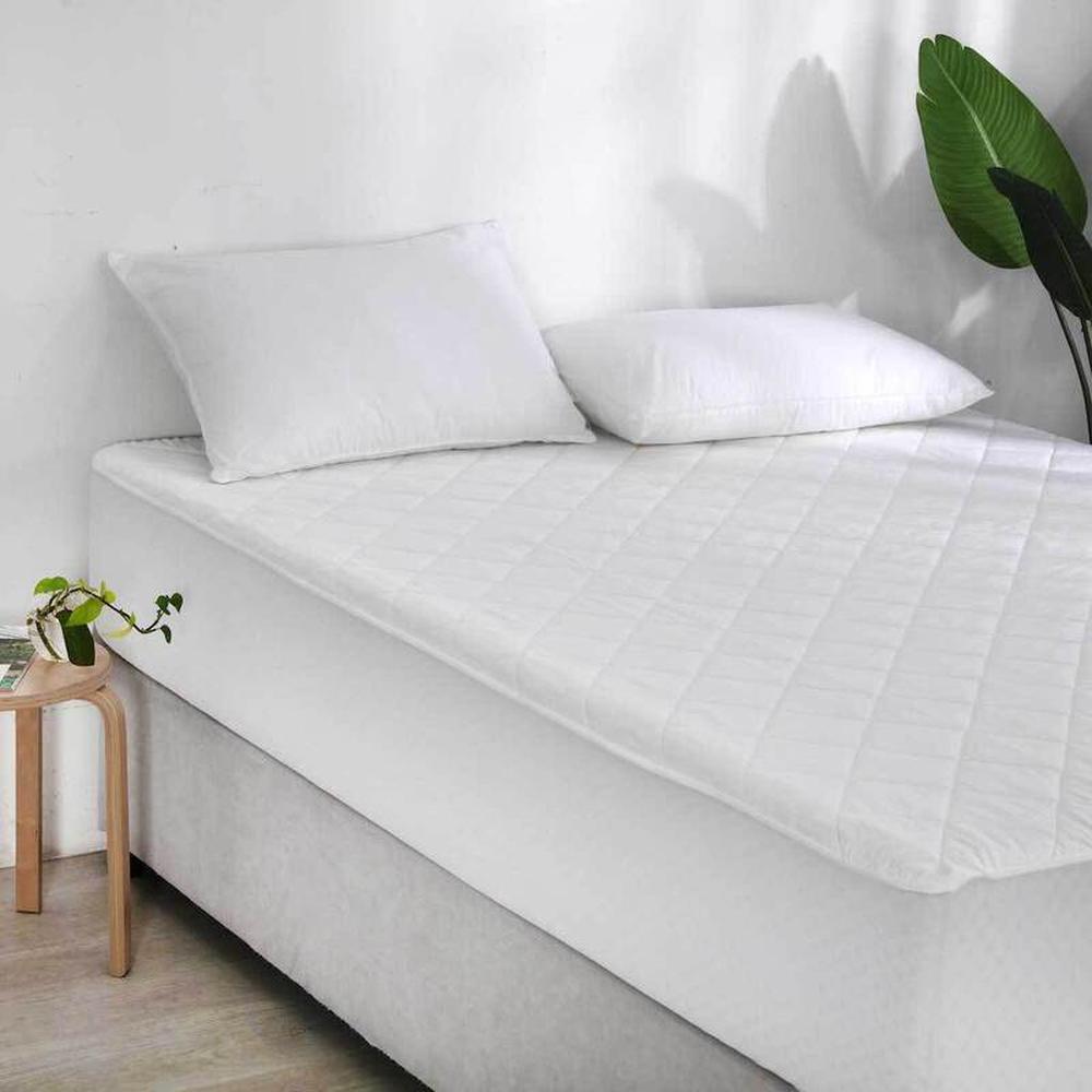 Cotton Quilted Mattress Protector (White), 9330275081208