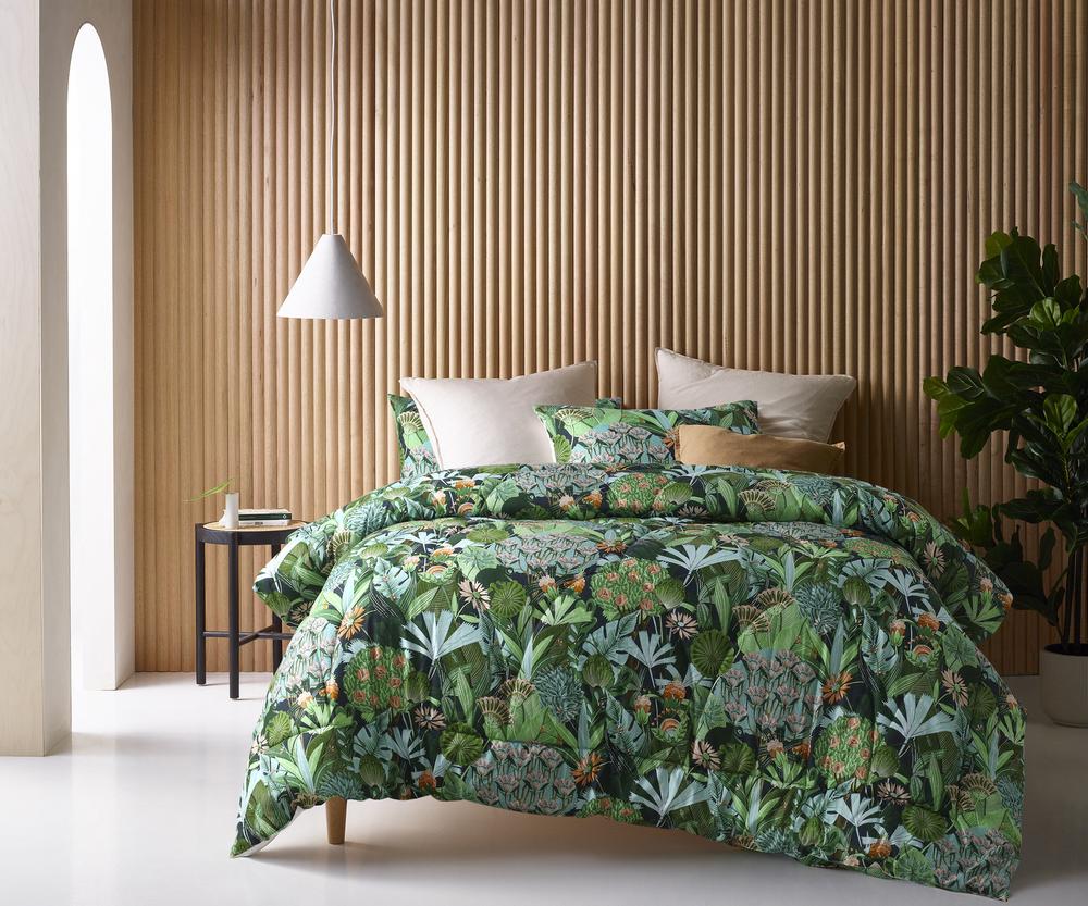 Accessorize Bedroom Collection Daintree Washed Cotton Digital Printed