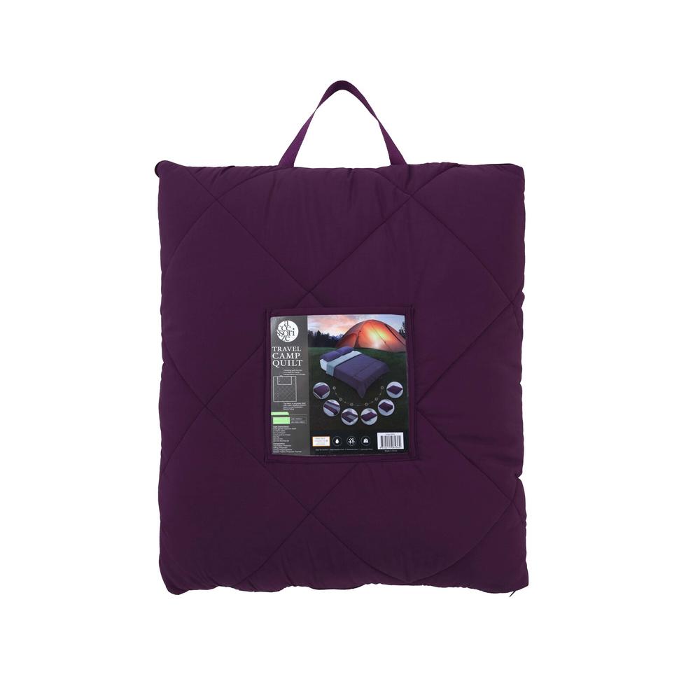 Accessorize Bedroom Collection Camp Quilt (Purple) - 230 x 205cm, 9330275084360