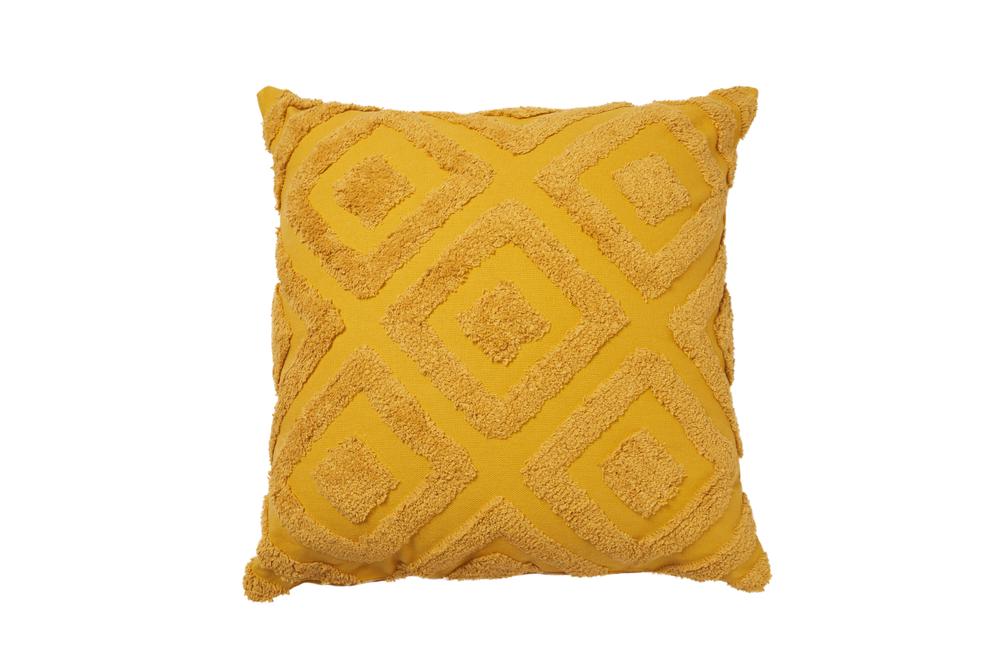 Accessorize Bedroom Collection Kamal European Cushion (Mustard) - 65 x 65cm, 9330275087026
