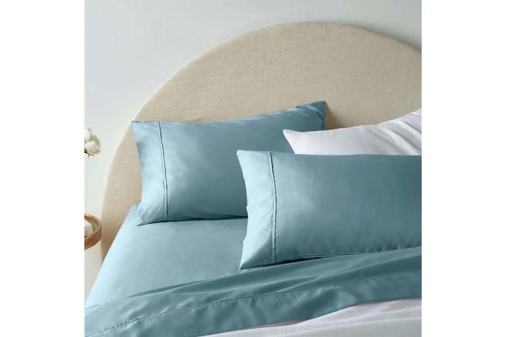 Accessorize Bedroom Collection 1900TC Cotton Rich Sheet Set (Blue) - King, 9330275087156