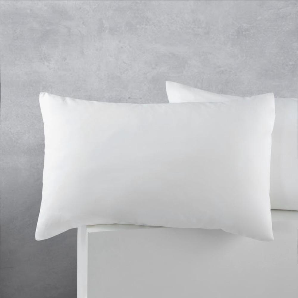Accessorize Bedroom Collection Cotton Polyester Pillowcases, 2 Pack (White) - Standard, 9330275089204