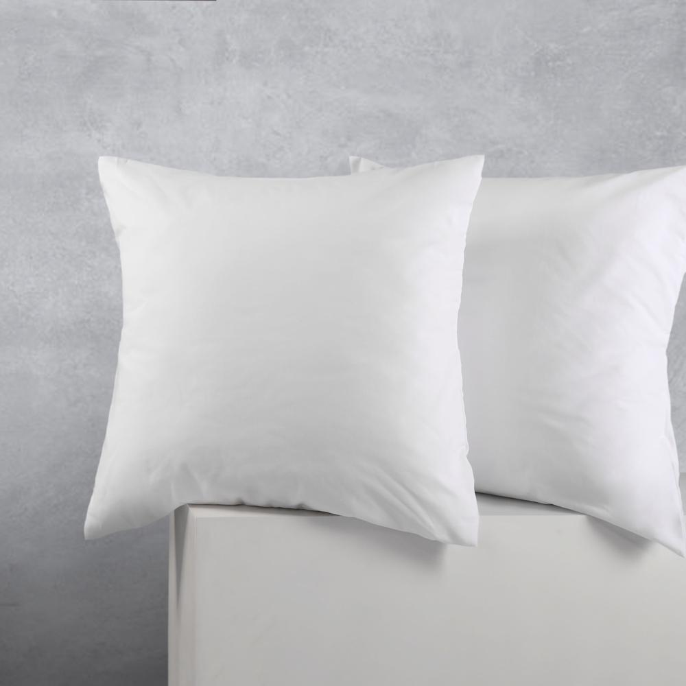 Cotton Polyester Pillowcases, 2 Pack (White), 9330275089266