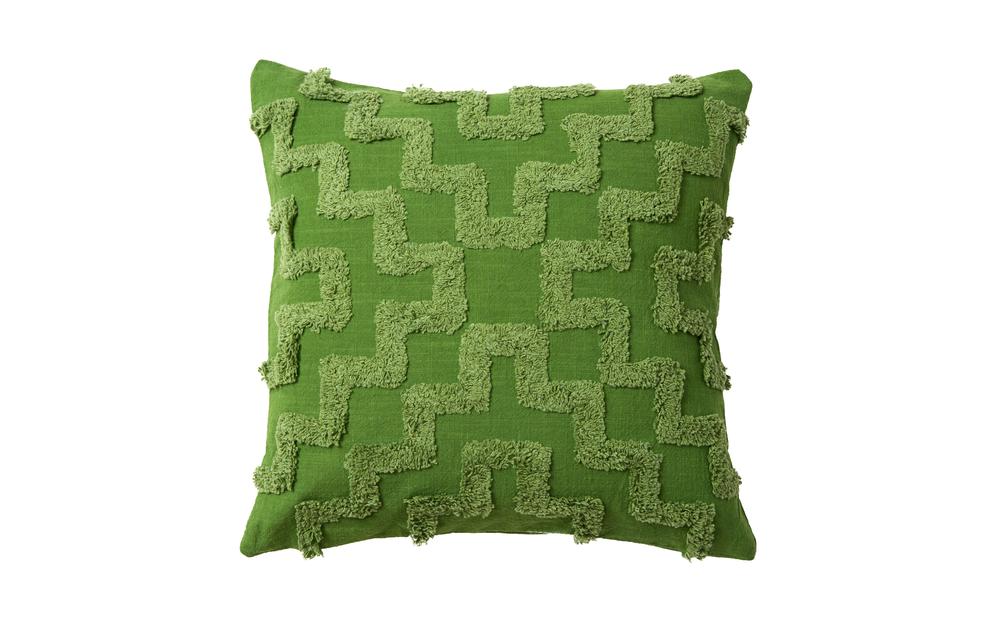 Accessorize Bedroom Collection Janni Filled Cushion (Green) - 45x45cm, 9330275090866