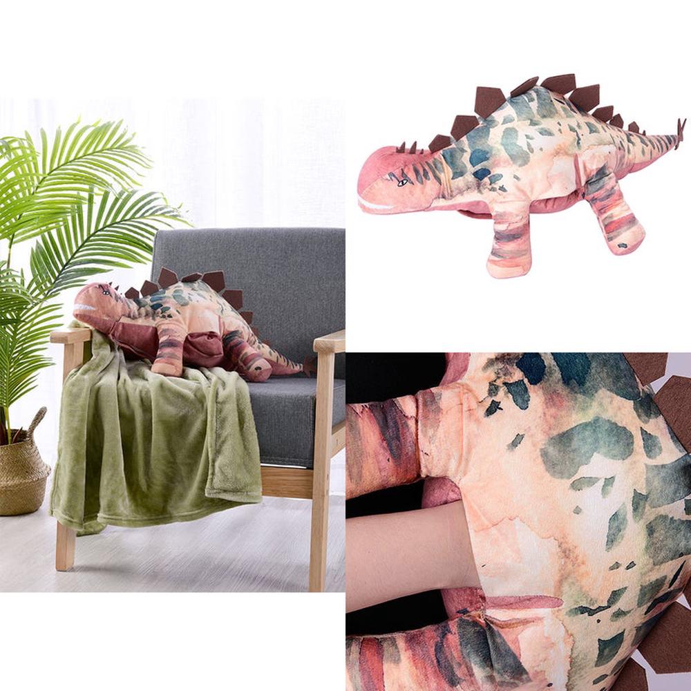 Novelty Cushion/Throw (Dino) - 67x32cm, 9330275091122