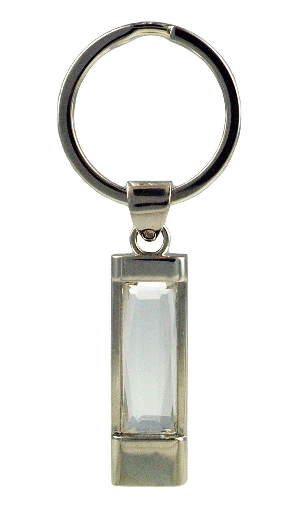 Lifefx Crystal Rectangle Keyring, 9330492021407