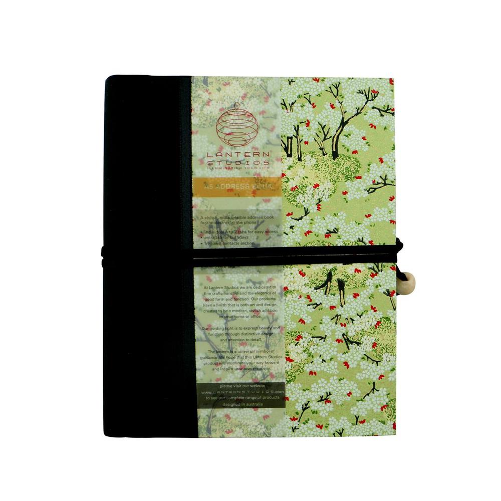 Lantern Studios Japanese Address Book (Cherry Gold) - A5, 9330492029236