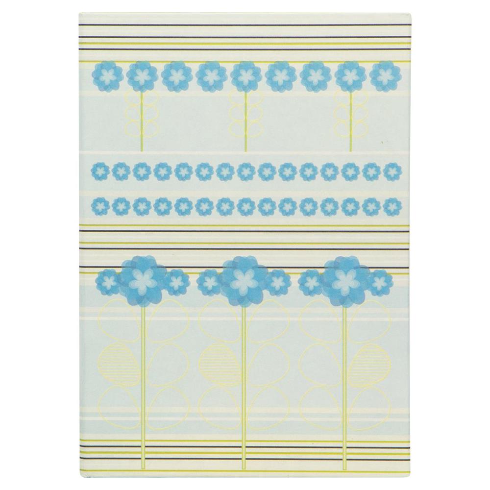 Portrait Bi Photo Frame (Stripe Flower Turquoise), 9330492029786
