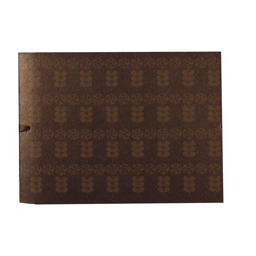Landscape Bi Photo Frame (Stripe Flower Chocolate), 9330492029816