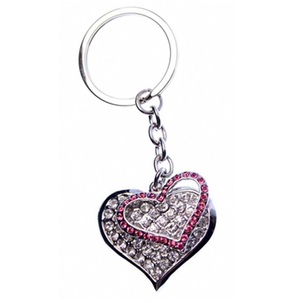 Lifefx Two Heart Diam Keyring by Lifefx - ISBN: 9330492035855