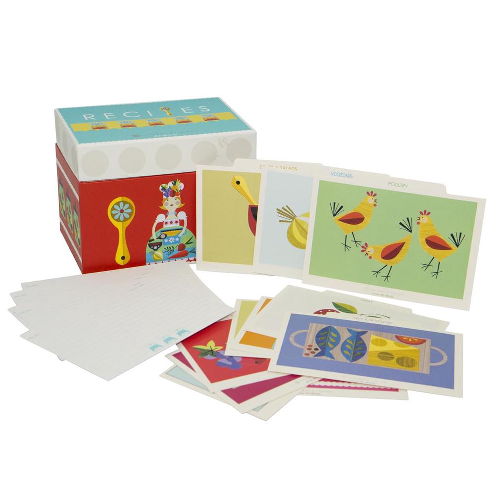 Ellen G Recipe Box + Cards, 9330492038238