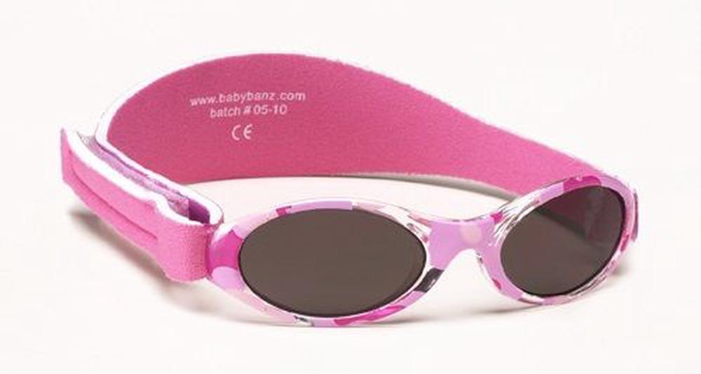 Banz Carewear Adventure Baby Banz Sunglasses (Camo Pink) - 2-24 Months, 9330696003582