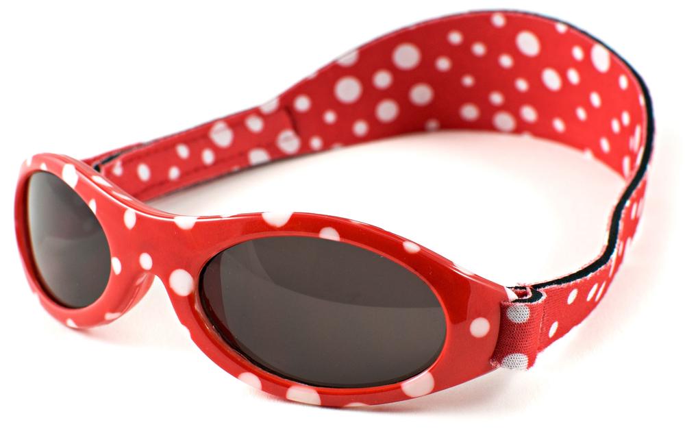 Banz Carewear Adventure Baby Banz Sunglasses (Red Dot) - 2-24 Months, 9330696003612