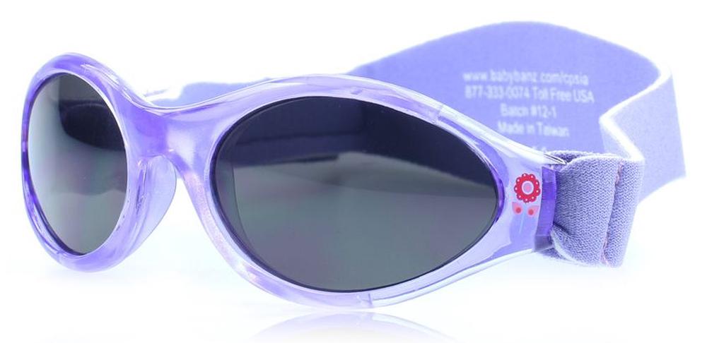 Banz Carewear Adventure Kidz Banz Sunglasses (Lavender Flowers) - 2-5 Years, 9330696010238