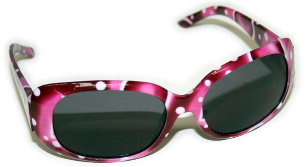 Jbanz Children's Sunglasses (Maroon Dots) - 4-10 Years, 9330696010658