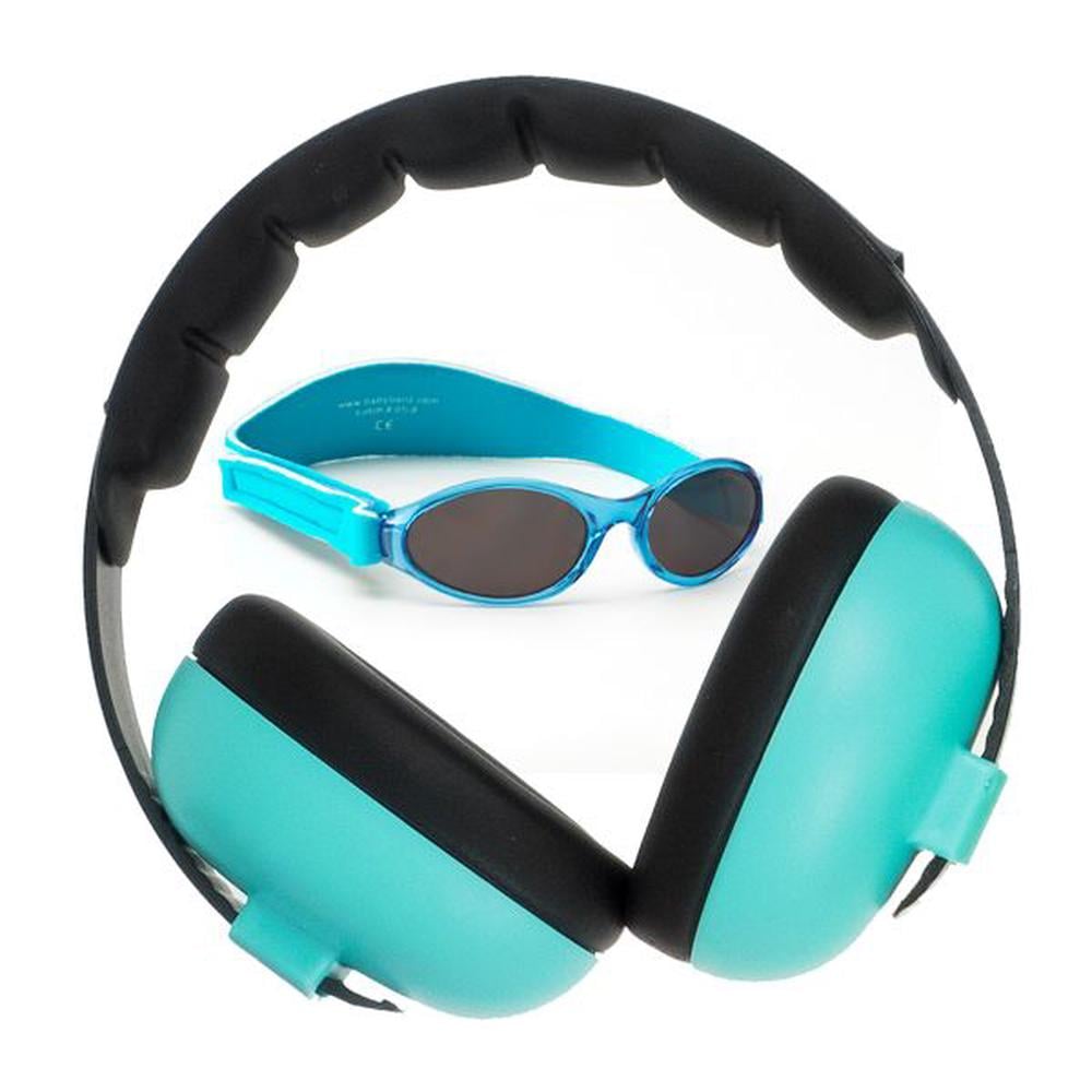 Baby banz earmuffs and hot sale sunglasses