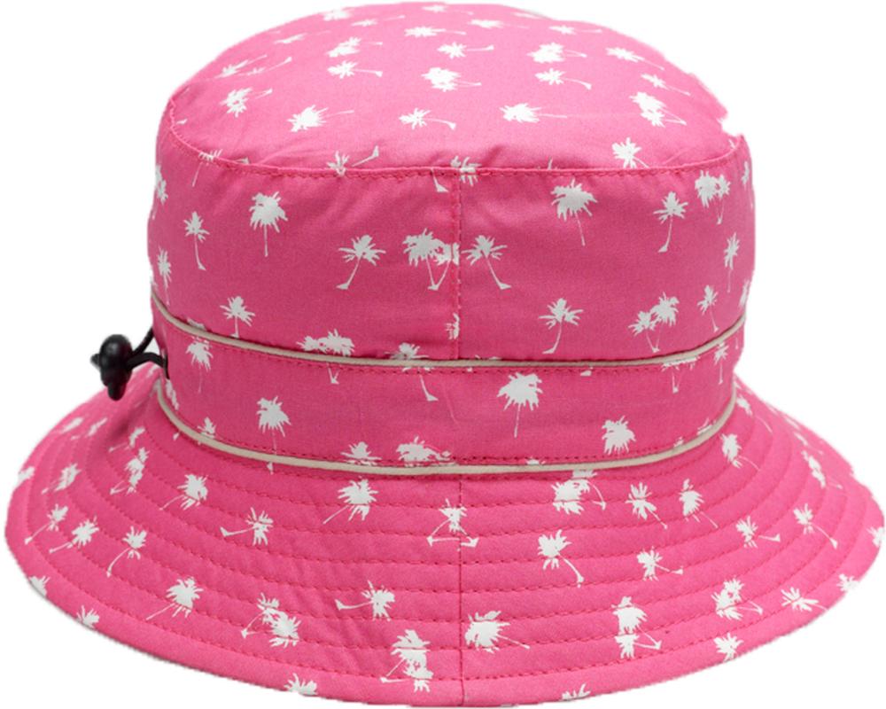 Bucket Sunhat (Magenta Palm Trees), 9330696046572