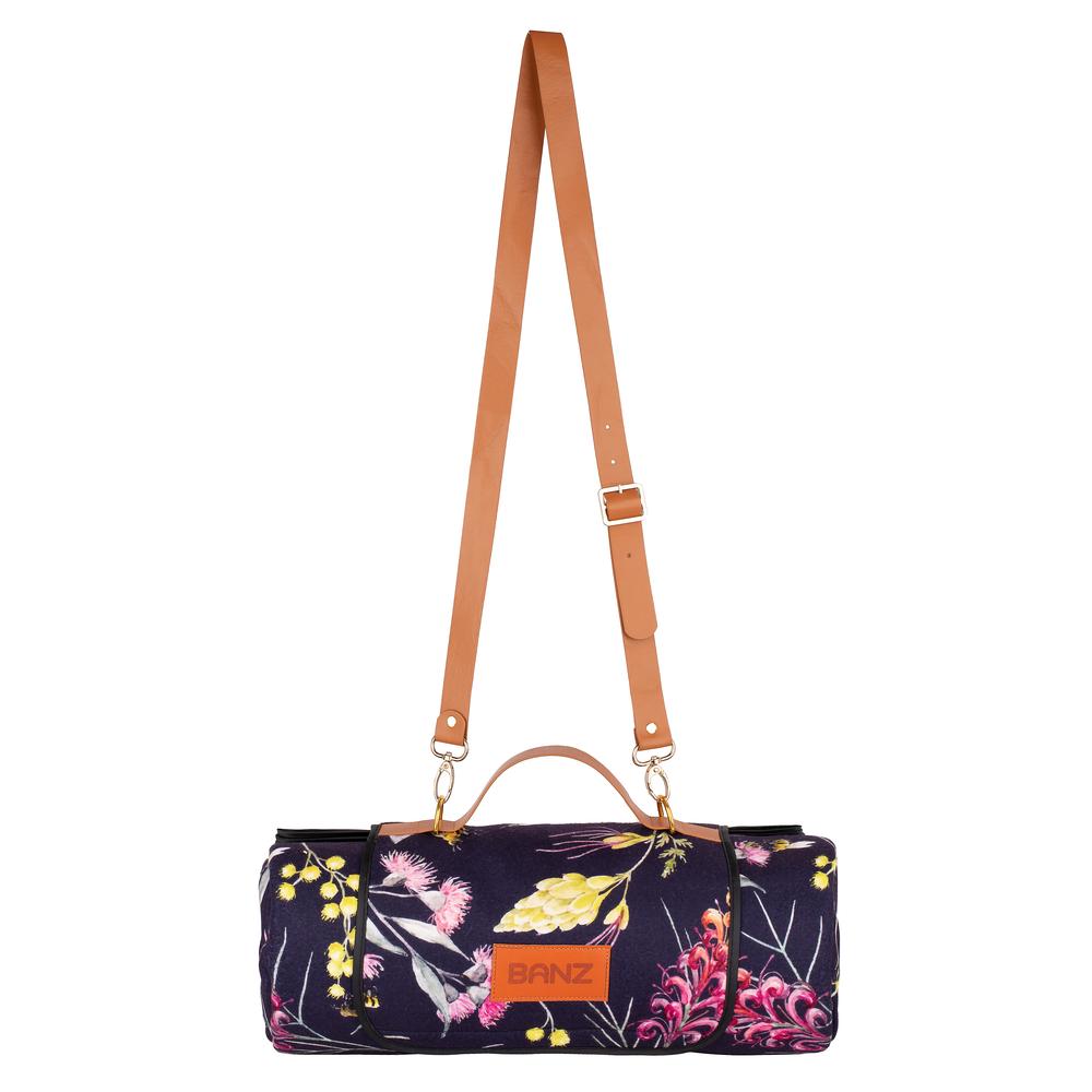 Banz Carewear Picnic Blanket (Grevillea Blue) - 150x200cm, 9330696054706