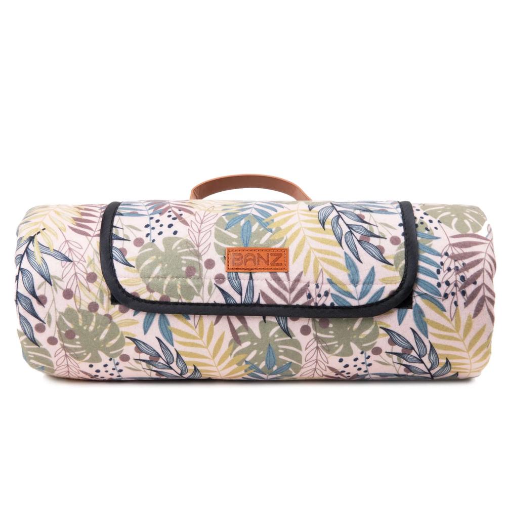 Picnic Blanket (Monstera Pink), 9330696055284
