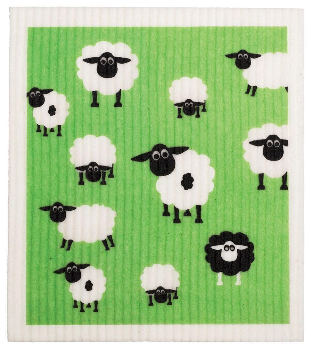 Retro Kitchen Swedish Dishcloth (Sheep), 9330768005933
