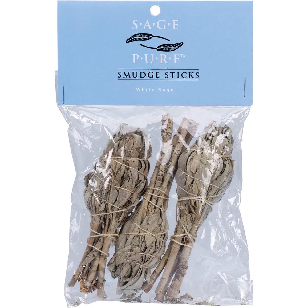 Sage Pure Smudge Stick White Sage - 8cm, 9330998005659